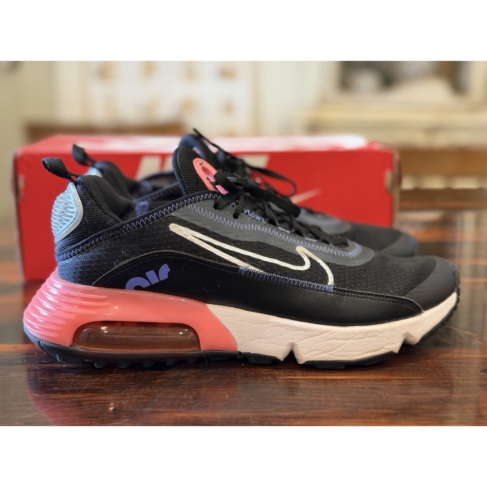 Nike Youth 6.5 Tennis Shoes Black And Pink
